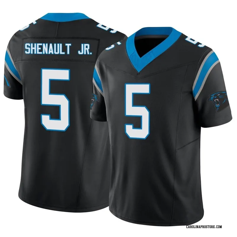 Laviska Shenault Jr. Carolina Panthers Fanatics Authentic Game-Used #15  Black Jersey vs. Denver Broncos on November 27, 2022