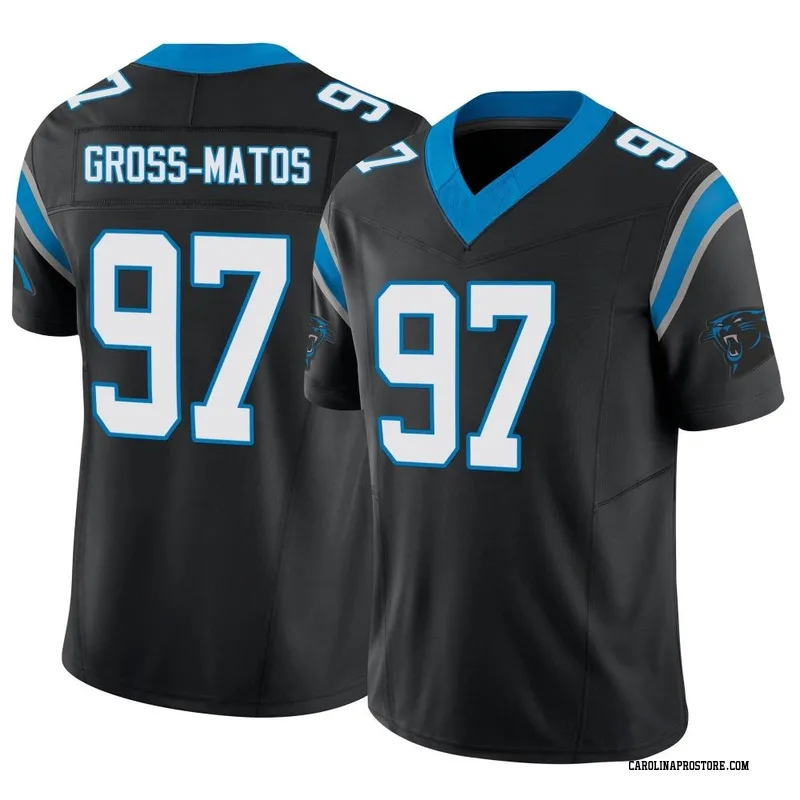 Lids Yetur Gross-Matos Carolina Panthers Fanatics Authentic Game-Used #97  Black Jersey vs. Denver Broncos on November 27, 2022