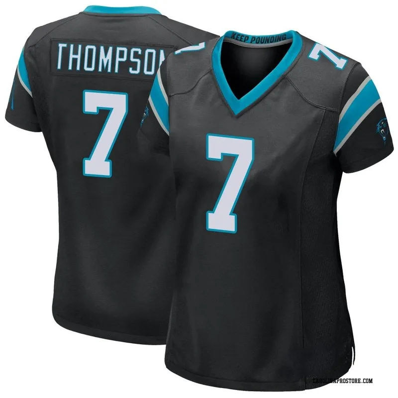 Shaq Thompson Carolina Panthers Game-Used #7 White Jersey vs. New York  Giants on September 18 2022