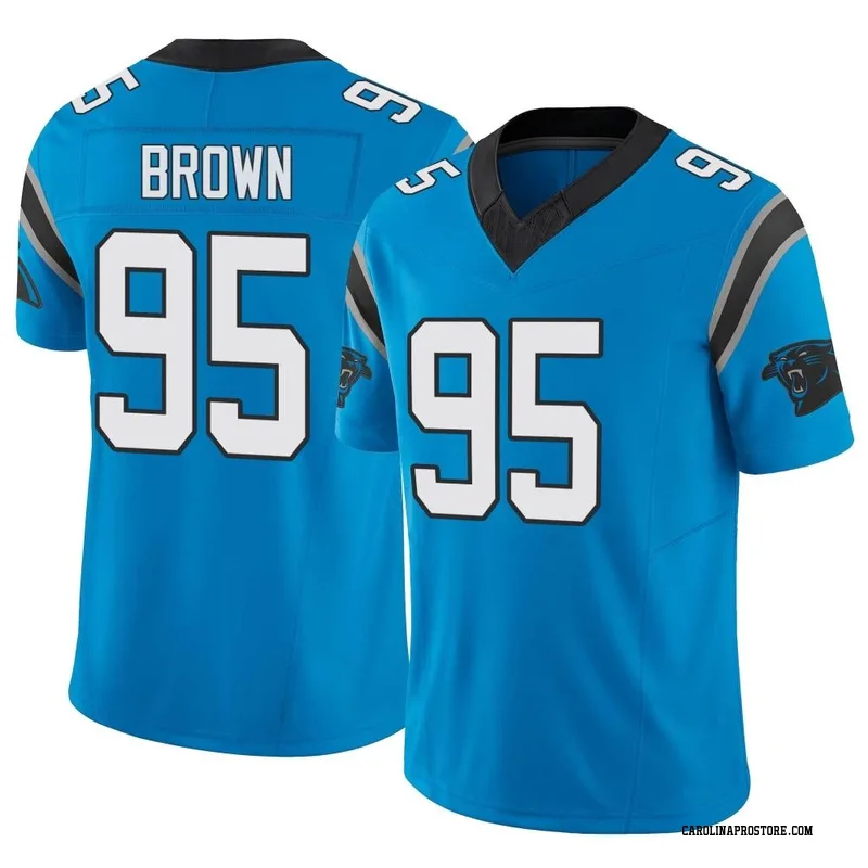 Derrick Brown Carolina Panthers Fanatics Authentic Game-Used #95 White  Jersey vs. Baltimore Ravens on November 20, 2022