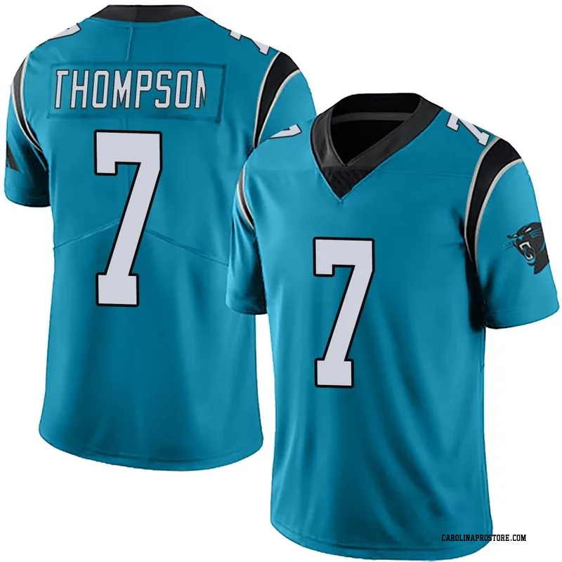 Men's Nike Shaq Thompson Black Carolina Panthers Player Game Jersey