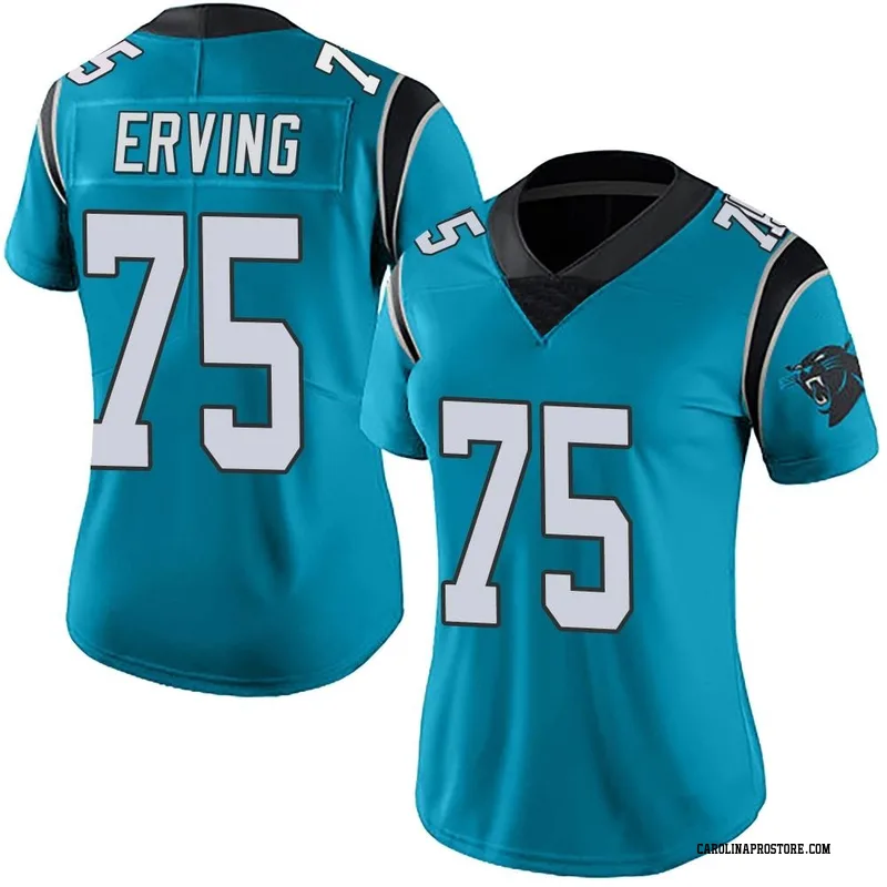 Carolina Panthers Custom Silver Inverted Legend Jersey - Bluefink