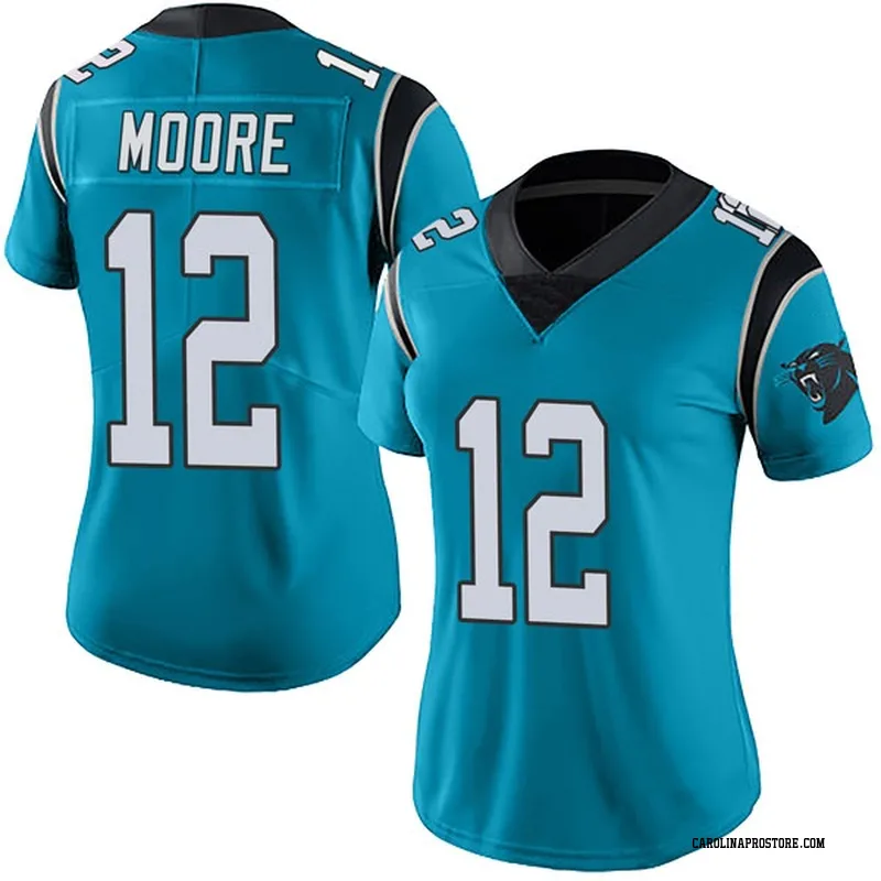 Men's Nike DJ Moore Blue Carolina Panthers Game Jersey