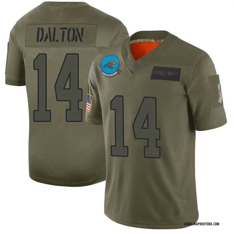 Andy Dalton 14 Carolina Panthers Youth Game Jersey - Blue - Bluefink