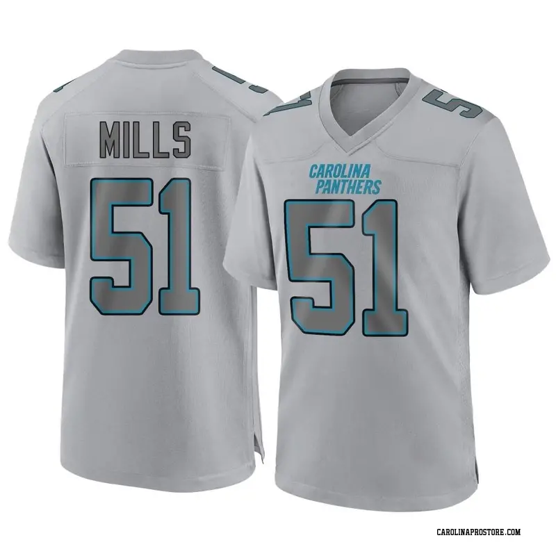 NFL Carolina Panthers RFLCTV (Sam Mills) Men's Fashion Football Jersey.