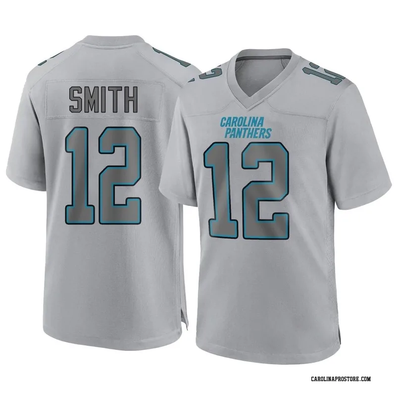 Shi Smith Carolina Panthers Game-Used #12 White Jersey vs